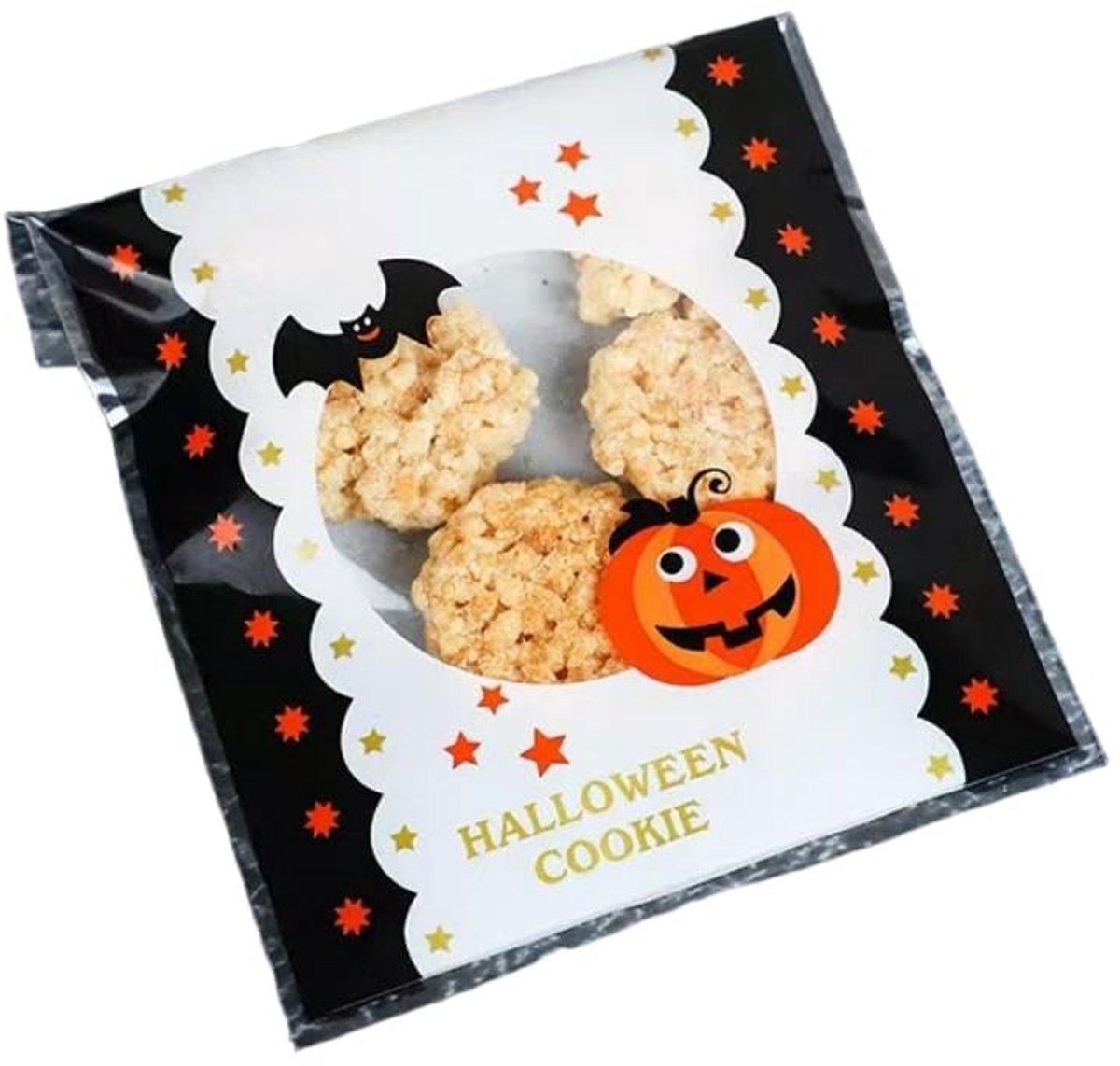 Halloween Geschenktas - Ziplock voor Snoep en Snacks - 200 Stuks