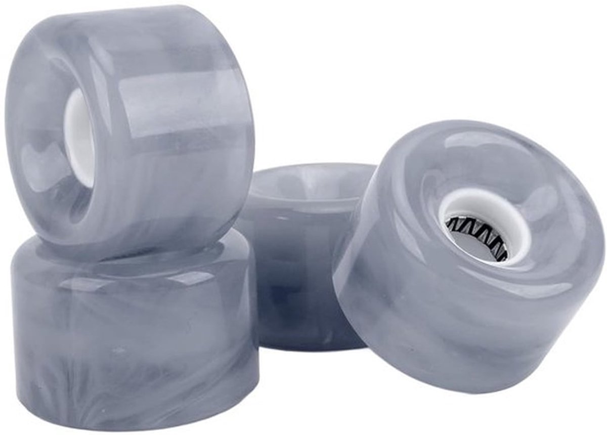 Hoogwaardige Skateboard Wielen 52mm 78A met Hoge Terugslag, Perfect voor Tricks en Cruisen, Set van 4 Stuks voor Snel en Glad Rijden