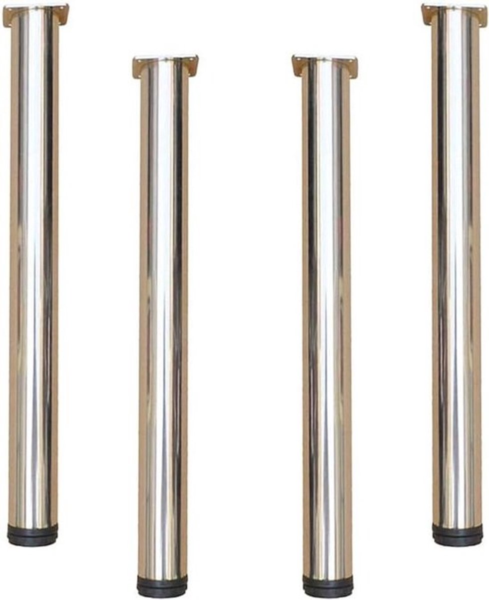Tafelpoot Set - Meubelpoten - Meubels Maken - Verstelbare Hoogte - 90 cm - Goud