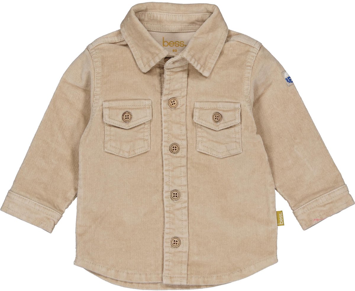 B.E.S.S. Baby Jonges blouse ALfie dessert Sand maat 86