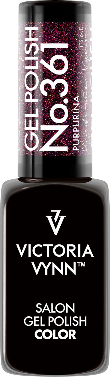 Victoria Vynn – Salon Gelpolish 361 Purpurina - Holo Colorido - Flash - bordeaux rood - reflecterende gel polish - reflect - reflectie- gellak - nagels - nagelverzorging - nagelstyliste - uv / led - nagelstylist - callance