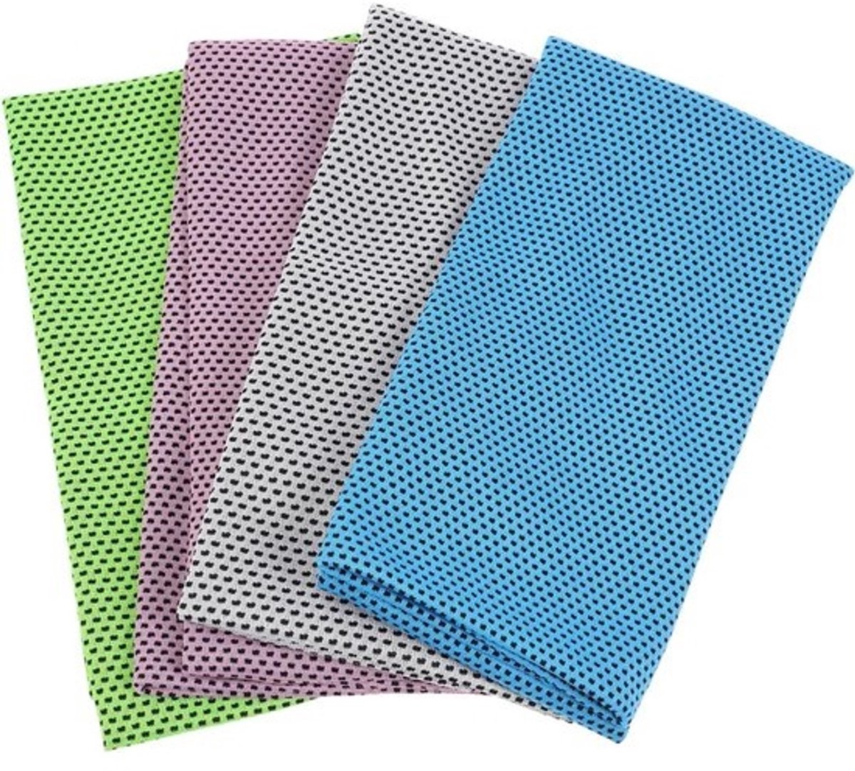 Sneldrogende Handdoek - Sport Handdoek - Reizen Kamperen - Lichtgewicht - 4 Stuks - Blauw