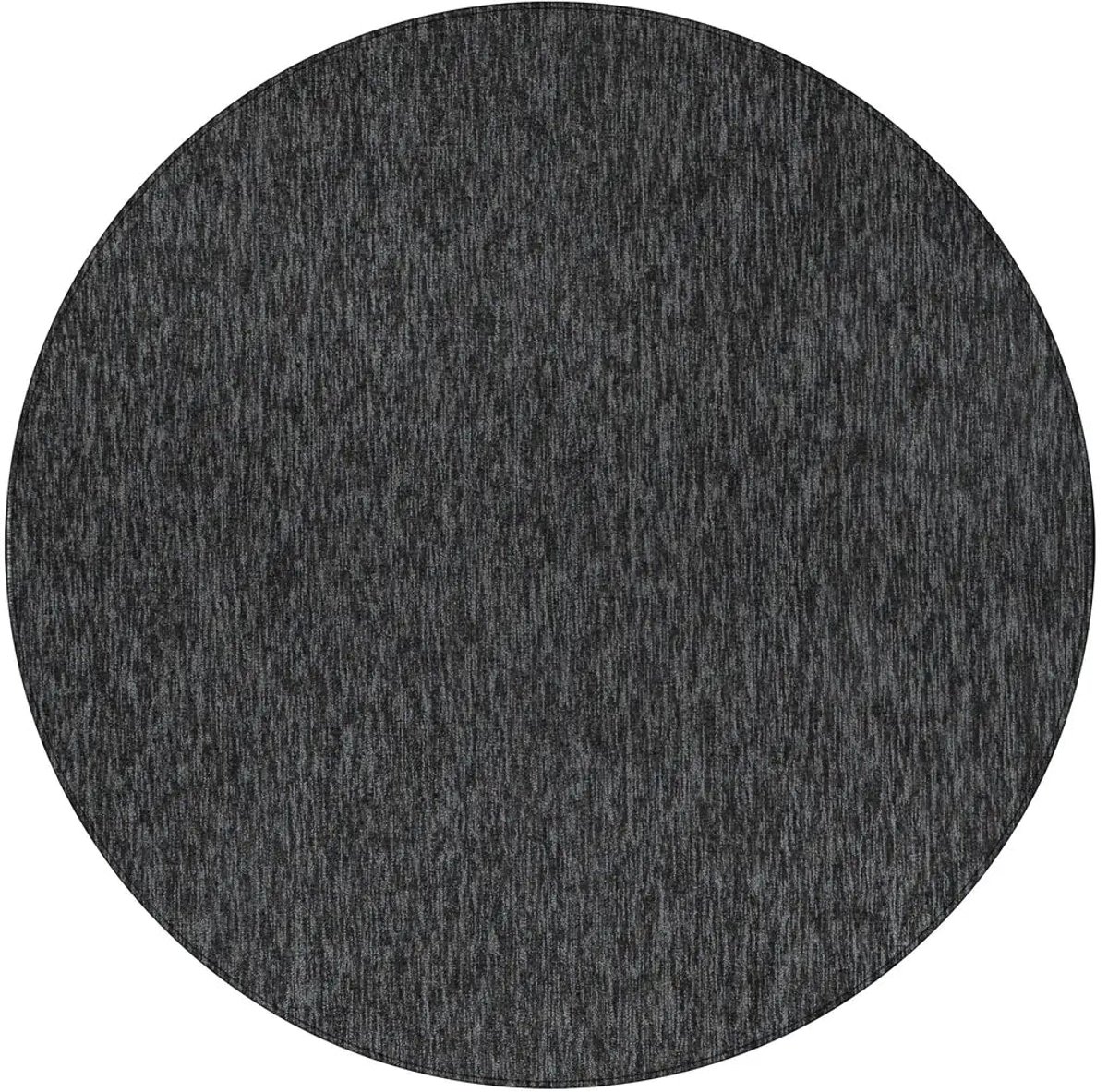 Dutch XXL Rond Vloerkleed | Tapijt | Nizza | Gemêleerd | Antraciet | 200x200 cm