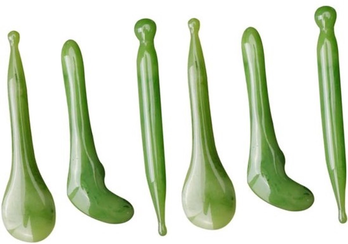 Massage Sticks - Acupunctuur Pen - Spierontspanning - Ergonomisch Ontwerp - 12.5 cm - Groen