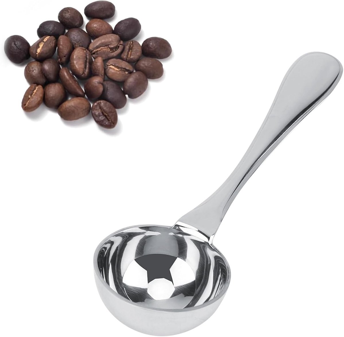 Metalen Maatlepel met Lange Handgreep, Precisie Maatlepel voor Koffie, Thee en Specerijen, 15 ml, Duurzaam en Veelzijdig Gebruik