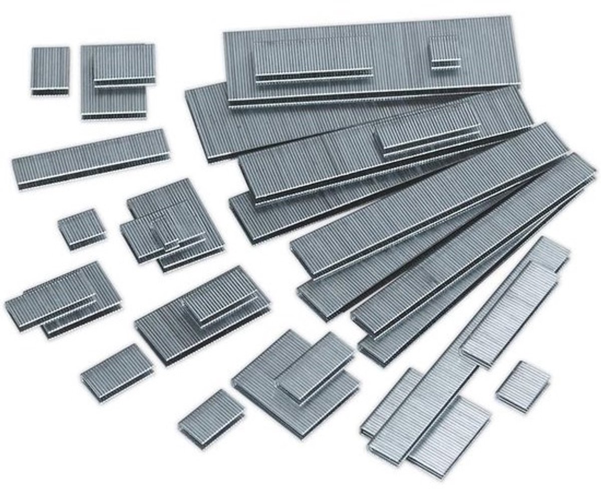 Nietjes - Nietjes voor nietmachine - Vastzetten materialen - Roestvrij staal - 16 mm - Zilver