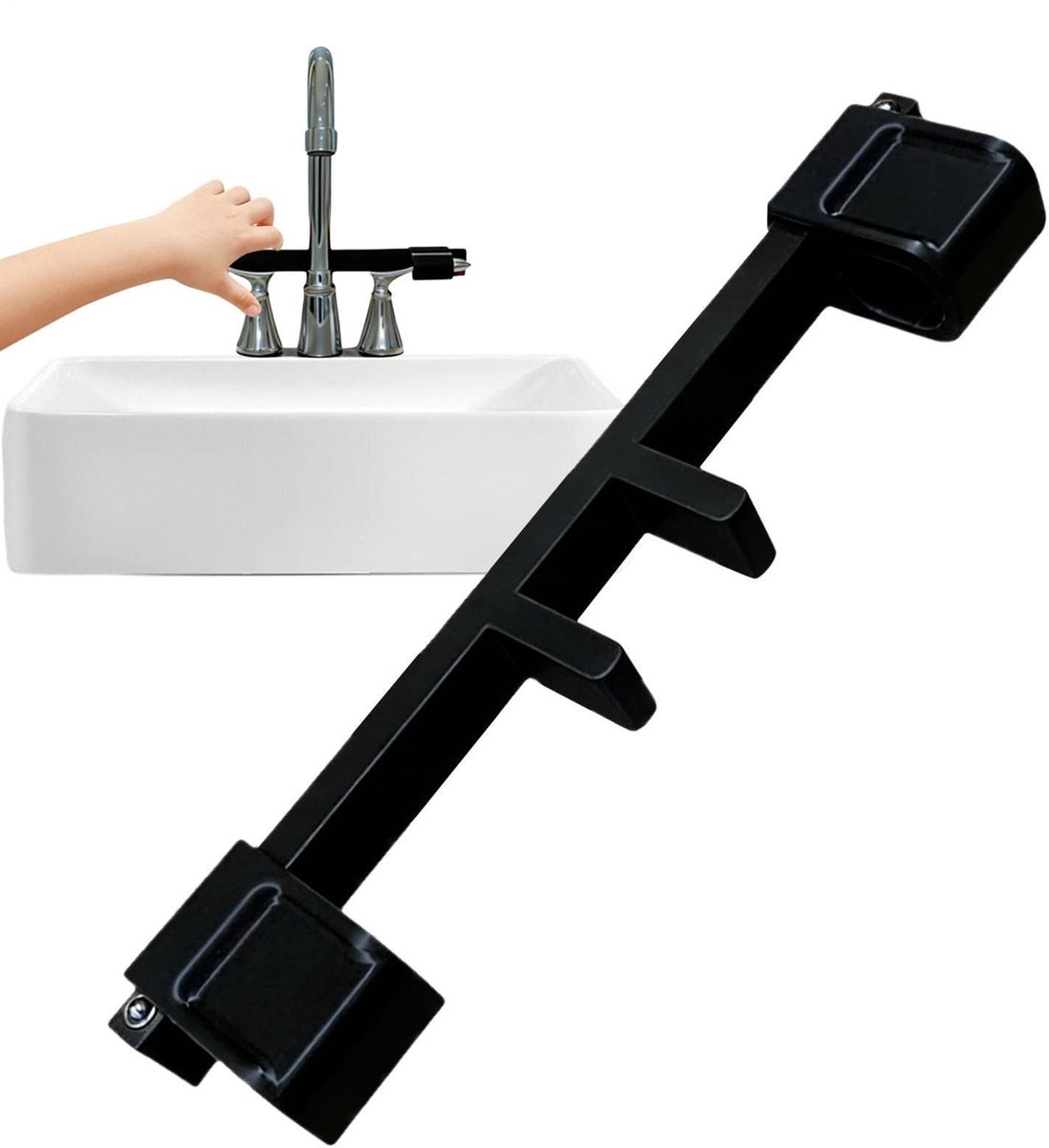 Dubbele Spoelbak Kraanhendelslot - Universeel Antislip