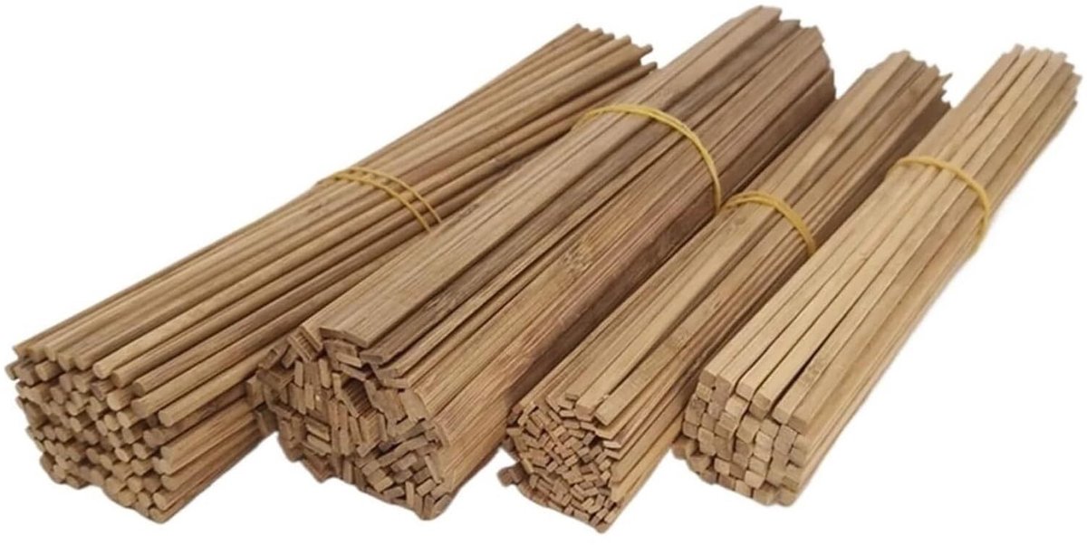 Houten pluggen voor knutselen - 100 stuks in verschillende maten
