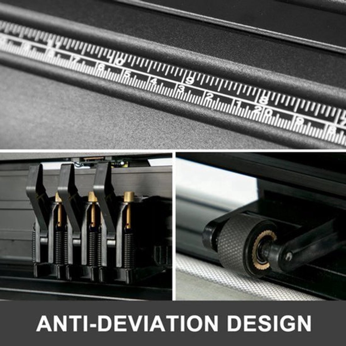 Vinyl Plotter Cutter – Vinyl Snijder – Snijplotter – Sticker Cutter – Plotter Machine – 34 Inch Snijbreedte – Verstelbare Snijdruk Zwart