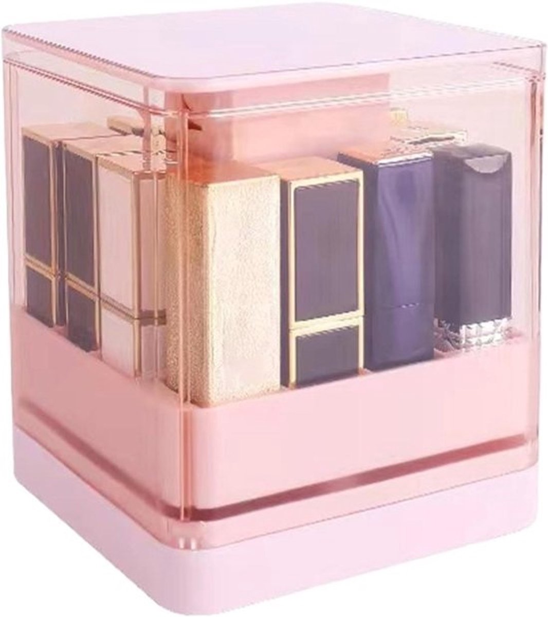 Cosmetica Organizer - Make-up Houder - Thuis Gebruik - 12 Vakken - 14.6cm Hoog - Transparant