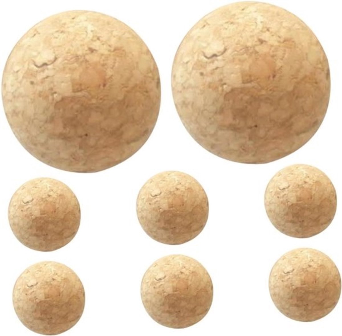 Houten Tafelvoetbal Ballen - Mini Kurkballen - Tafelvoetbal Vervanging - Slijtvast Hout - 36 mm - Niet gespecificeerd
