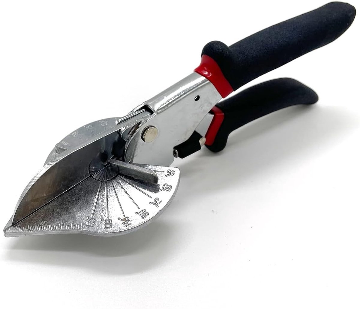 Multi Angle Miter Shear Cutter - Verstelbare Scharen voor Vinyl en Houtafwerking, 45-135 Graden Snijgereedschap voor Precisie en Comfort
