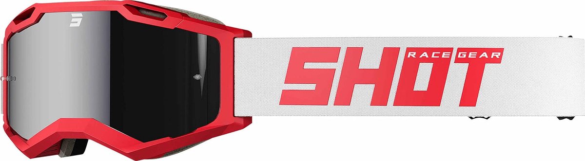 Motocross goggles Iris 2.0 Solid - Rood/Wit