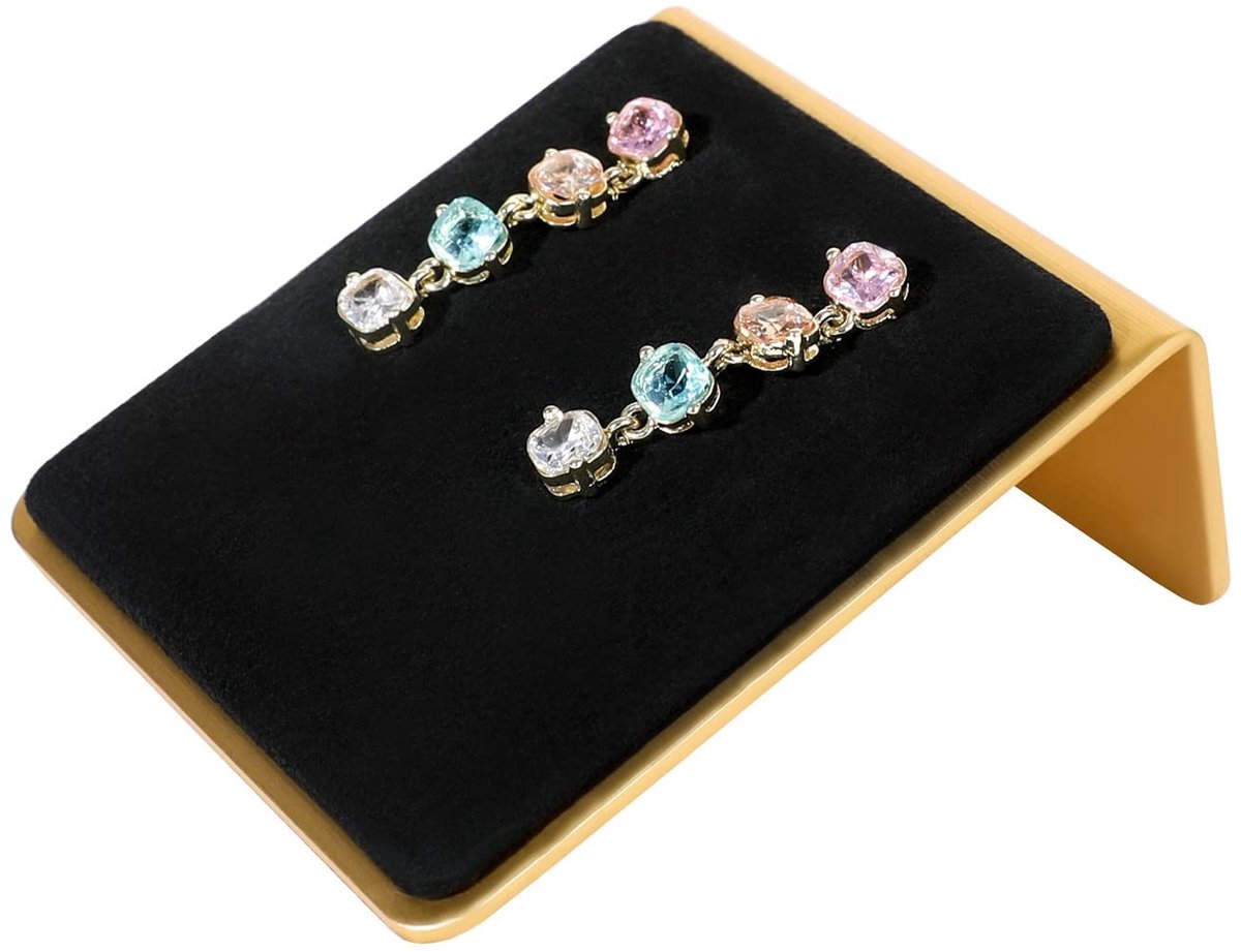 Earring Holder Organizer - Zwart Velvet Display Stand voor Sieraden