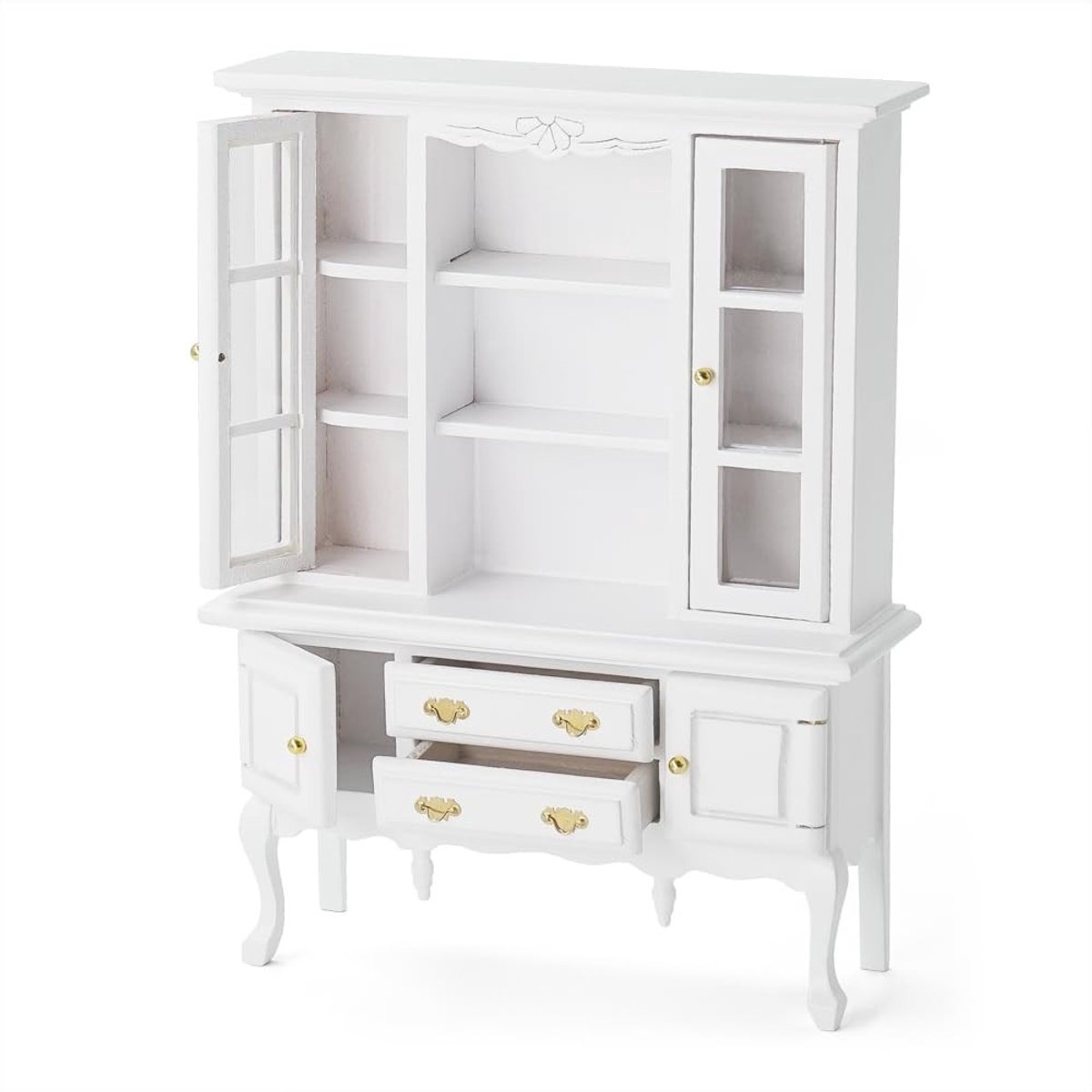 Miniatuur Kast voor Poppenhuis - Wit