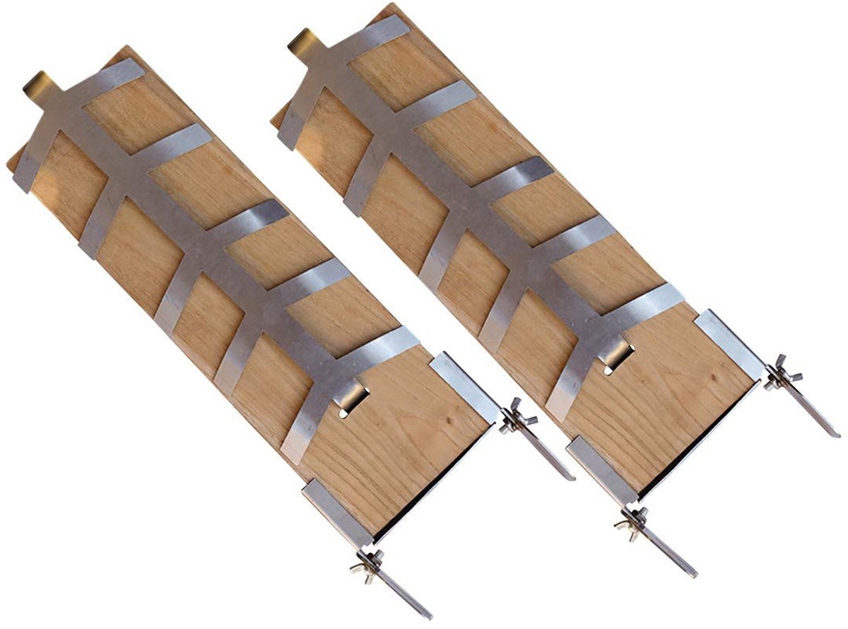 Hout rookplank set - Inclusief bevestigingsmateriaal