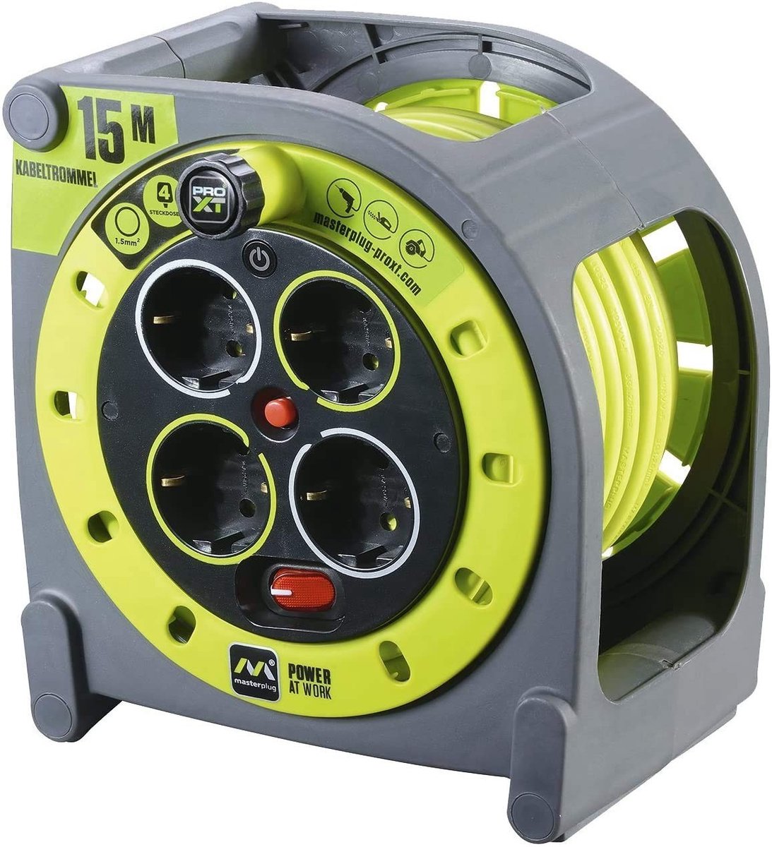 Pro XT Rollable Kabelhaspel - 3680 W - 15 m