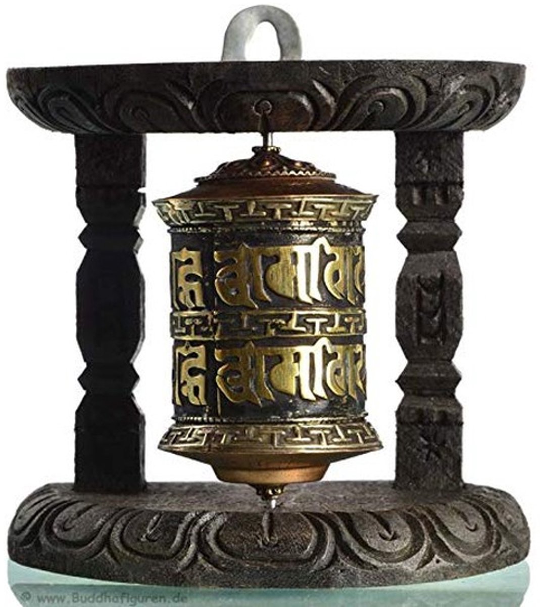 Tibetaanse Wandgebedsmolen - 10 cm