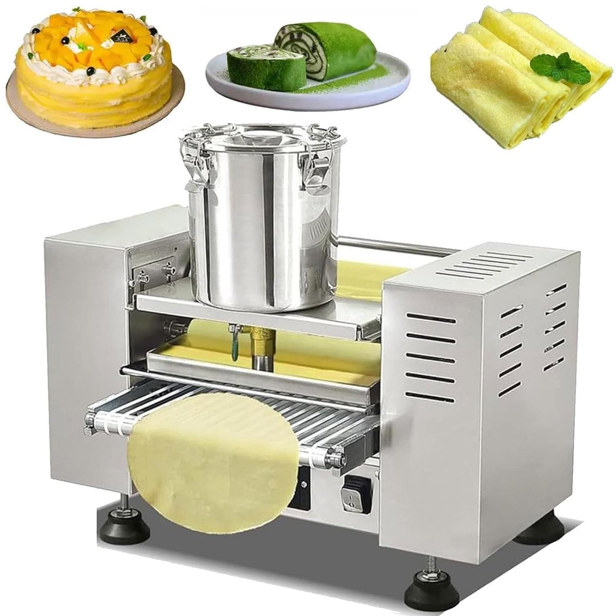 Automatische Crêpe Machine - Antiaanbak met Dikkerregeling