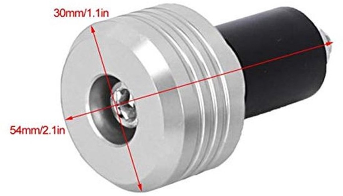 Motorfiets stuuruiteinden, aluminium stuur, eindkappen, motorslider, accessoires