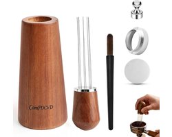 Professionele 51 mm filterdrager met accessoireset en tamperset voor barista's en koffieliefhebbers
