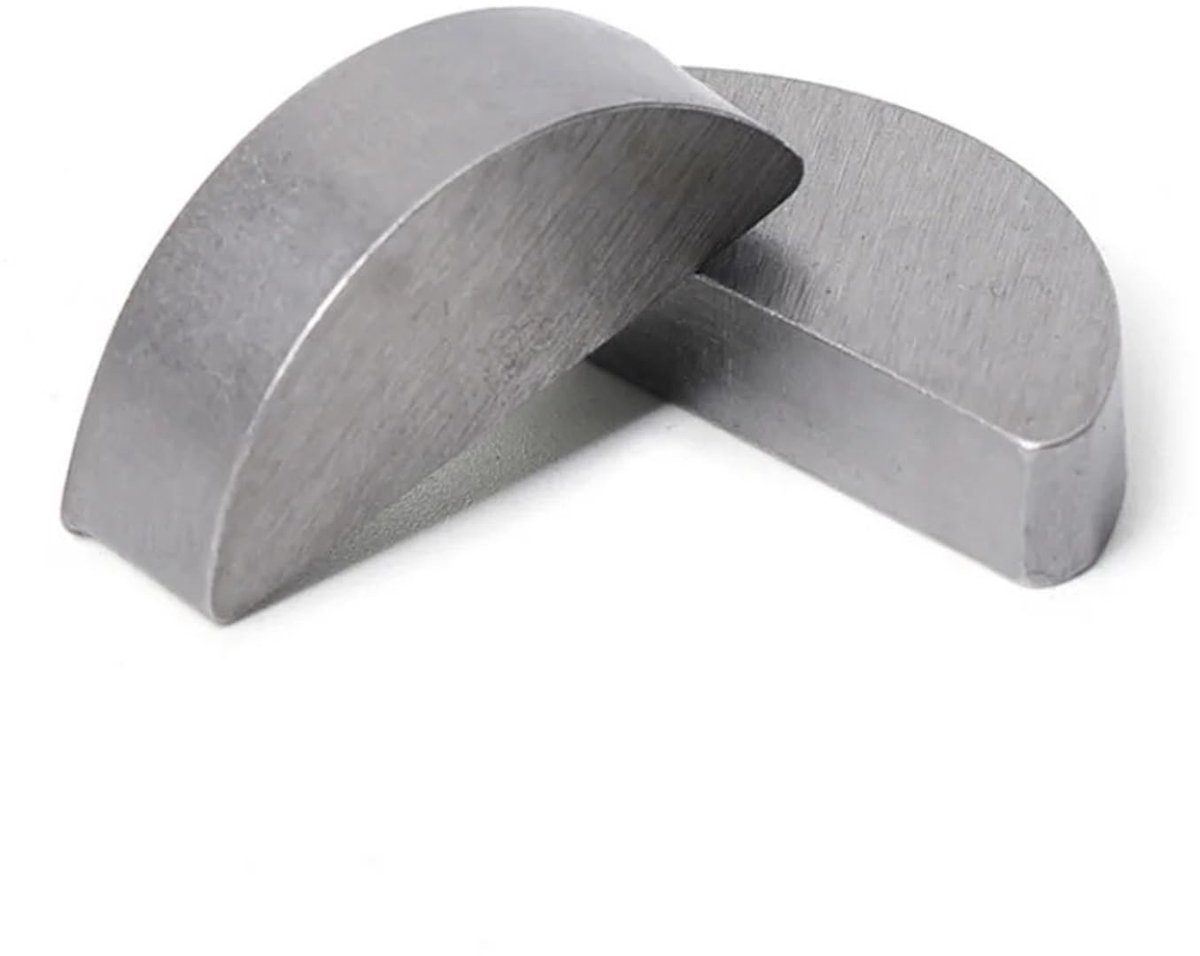 Woodruff Sleutel van Koolstofstaal - M2 t/m M10 - 100 Stuks