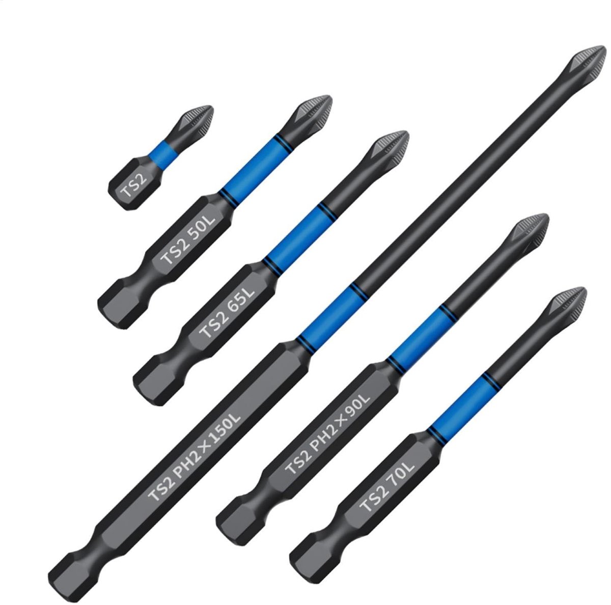 Magnetische Boorbit Set - 6-delige zwaar belastbare set