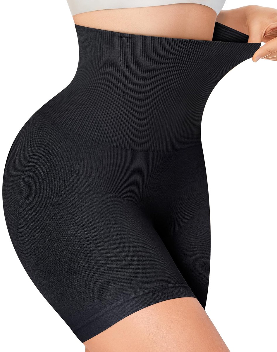 Shapewear Body met Hoge Taille - Zwart