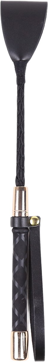 Smart Moves - Kort Paardrijzweepje - 29 cm - Zwart/Goud
