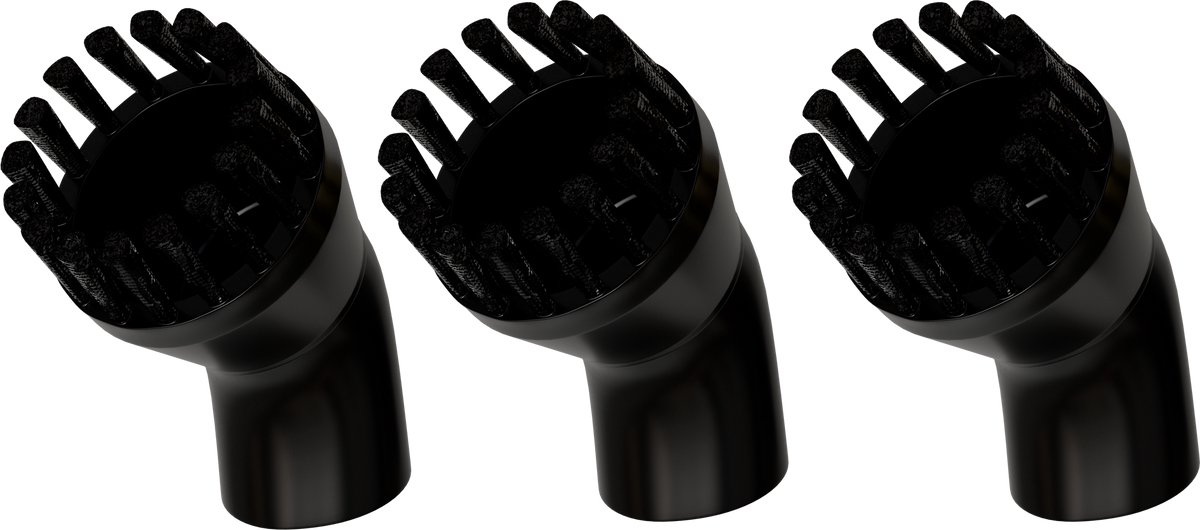 Skrub 3st. Nylon borstels voor Stoomreiniger PRO