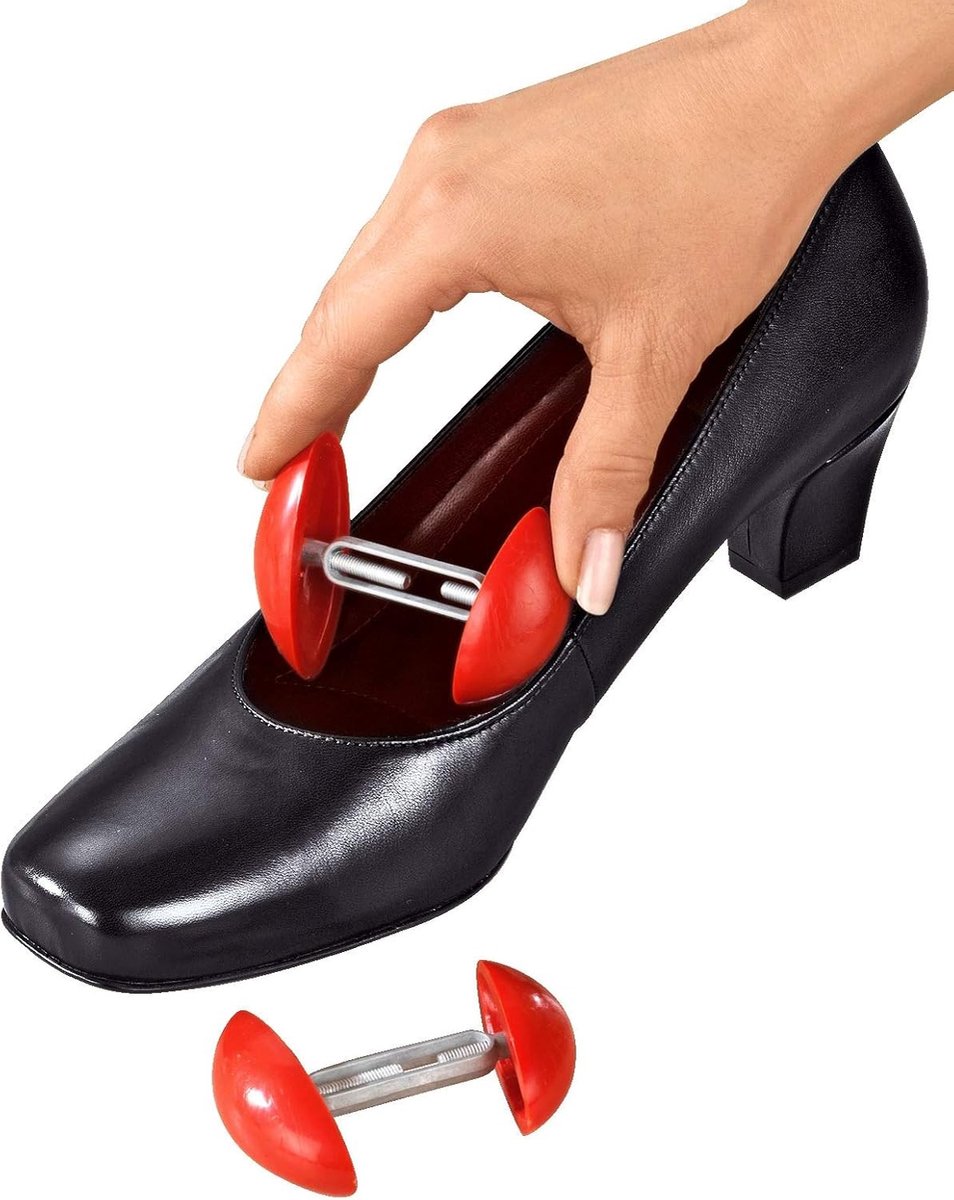 Schoenspanner - Rood - Verstelbaar van 7,3-10,5 cm - Voor Damesschoenen