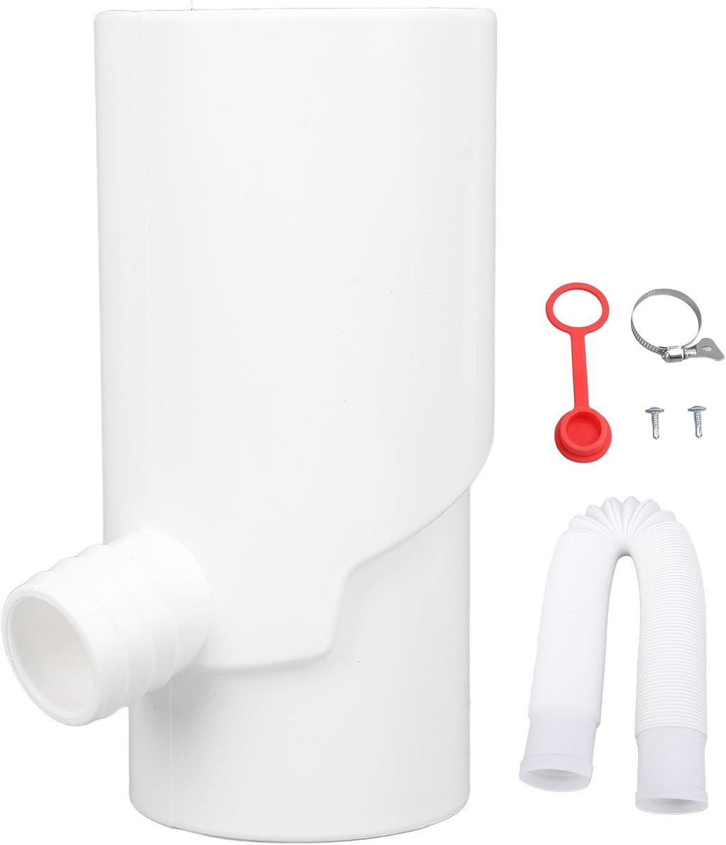 Regenwater opvangsysteem - Wit - 8 cm - Kunststof Omvormer voor Irrigatie en Aquarium