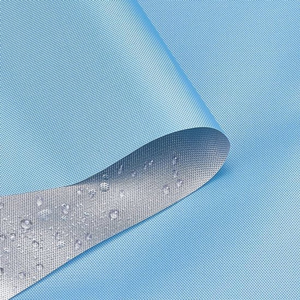 Oxford-stof waterdicht 210 denier canvas - Waterafstotende Cordura-stof - PU-ondersteuningsproject - Binnen- en buitenafdekking - Binnendecoratie - Zonnescherm lichtblauw 3x1,5 m