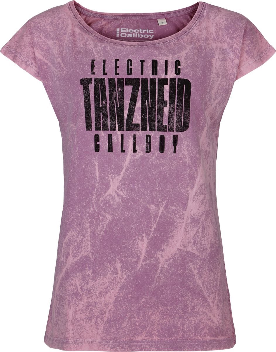 Electric Callboy Melting Brain Dames T-shirt - paars - XL