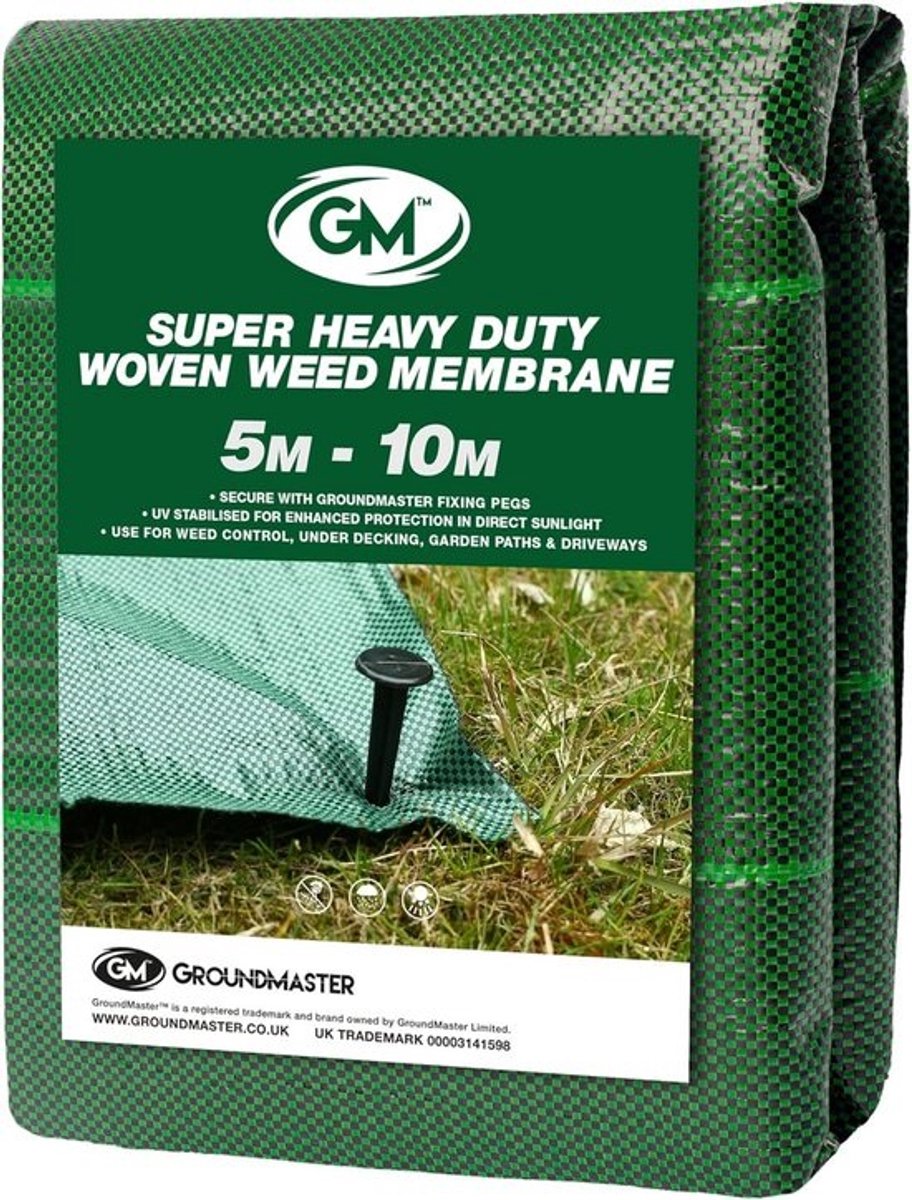 Super Sterk Anti-Worteldoek 125gsm voor Opritten en Tuin - UV-bestendig