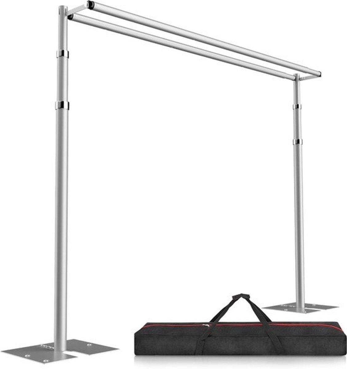 Verstelbare Achtergrondstandaard 3x3m Zware Kwaliteit - Telescopische Frame voor Feest & Bruiloft Decoratie