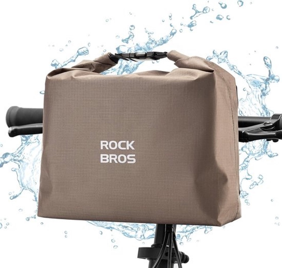 Waterdichte Fietsstuurtas voor Montage aan het Stuur - Verstelbare 2.5L tot 4L Inhoud
