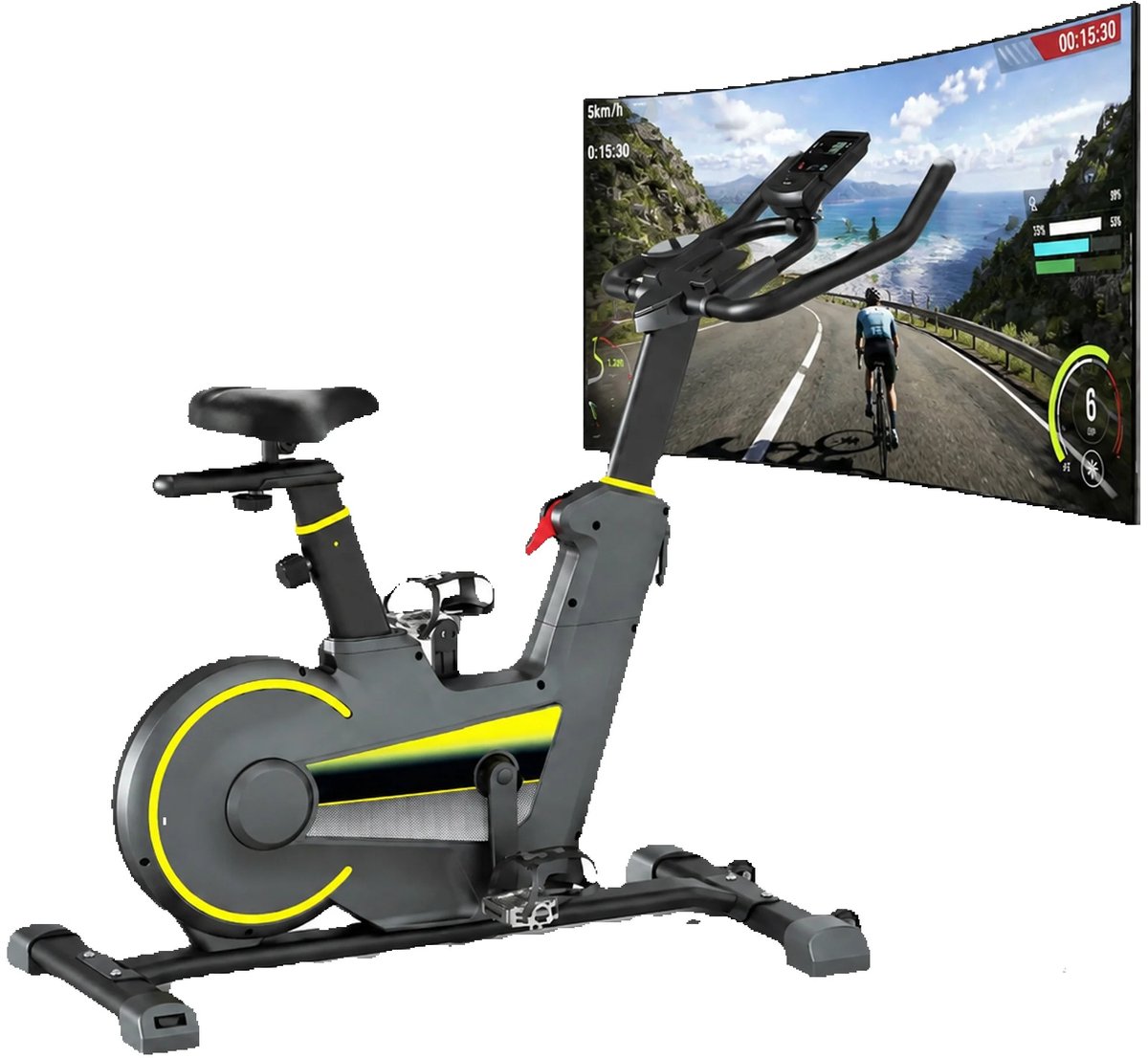 Wentinkmo hometrainers fitness - Hometrainer fitnessfiets - Stationaire hometrainer - Spinningfiets
