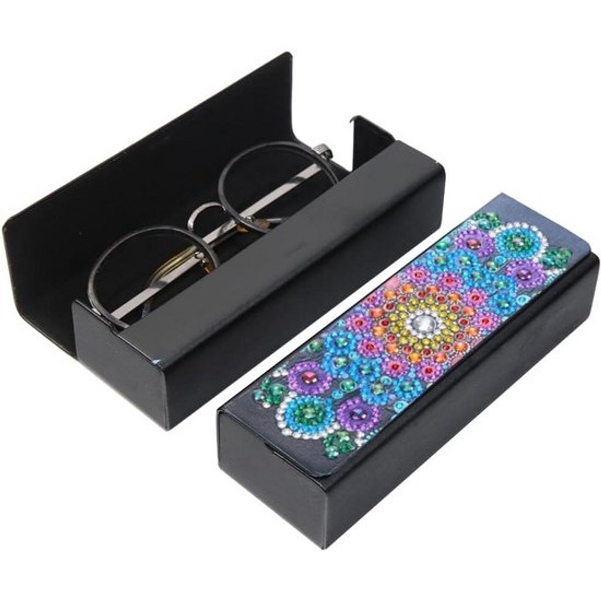 DIY 5D Diamond Painting Set voor Brillen Etui Opslag