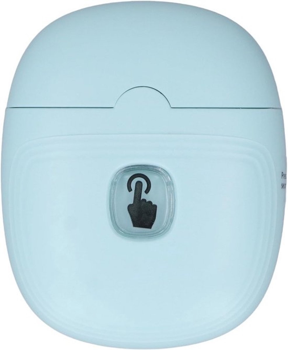 Elektrische Nagelknipper - Automatische Nagelvijl - Snelle Nagelverzorging - Veilig Anti-Knijp Ontwerp - 6.3 x 7.7 cm - Blauw