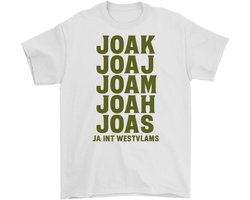 West-Vlaamse Dialect Shirt – JOAK JOAH JOAJ JOAM JOAH JOAS – Unisex T-Shirt voor Dames & Heren – Origineel Cadeau