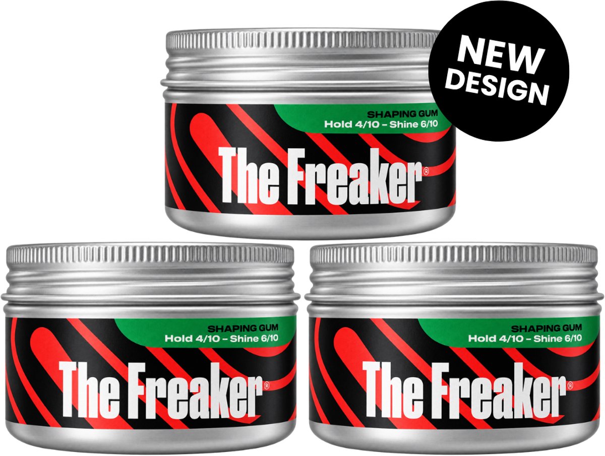 doop The Freaker 3X 100ml - Wax - Voordeelverpakking - Haarverzorging - Shaping Gum