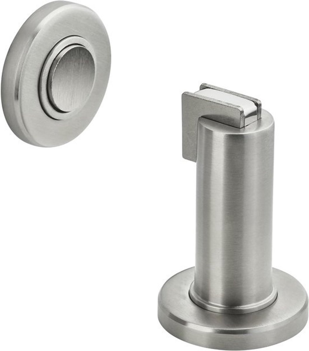 Magnetische Deurvanger - Deurstopper Deurbuffer - Muren Beschermen - Verborgen Bevestiging - Ø 50 mm - Roestvrij staal