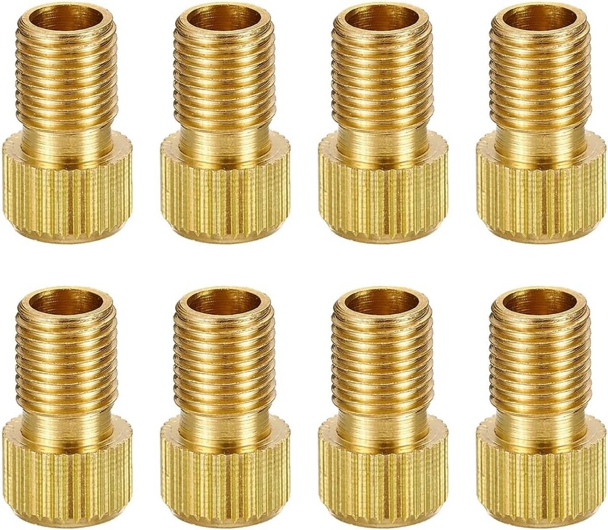 Set van 8 Fietsklep Adapters met Sealing Ring - Universele Ventiel Adapter voor Fiets, Auto en Luchtpomp