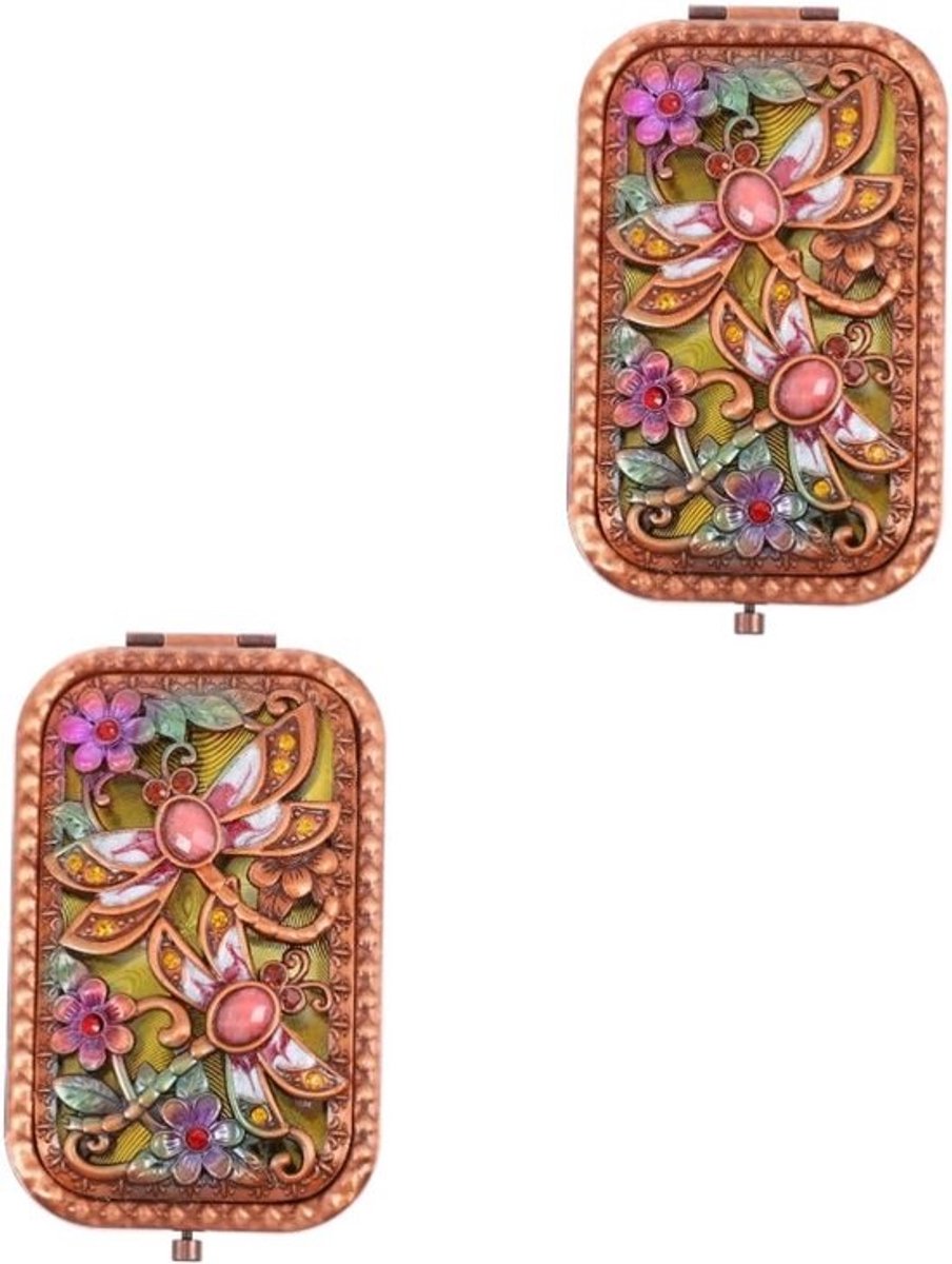 Make-up Spiegels - Zakspiegels Accessoires - Make-up Aanbrengen - Dubbelzijdig Ontwerp - 10cm Compact Formaat