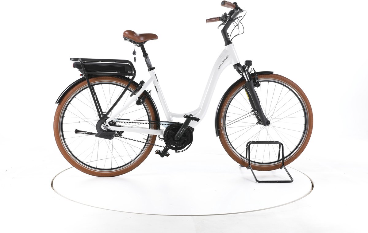 Riese & Müller Swing Automatic Elektrische citybike Bosch Accu 500Wh 28" wit Pro