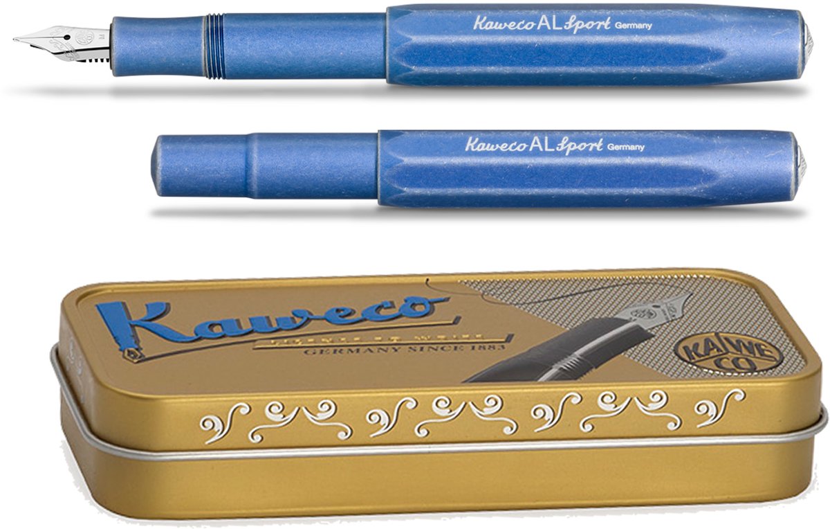 Kaweco - Vulpen - Alu Sport - "Stone Washed" Blue - Extra Breed