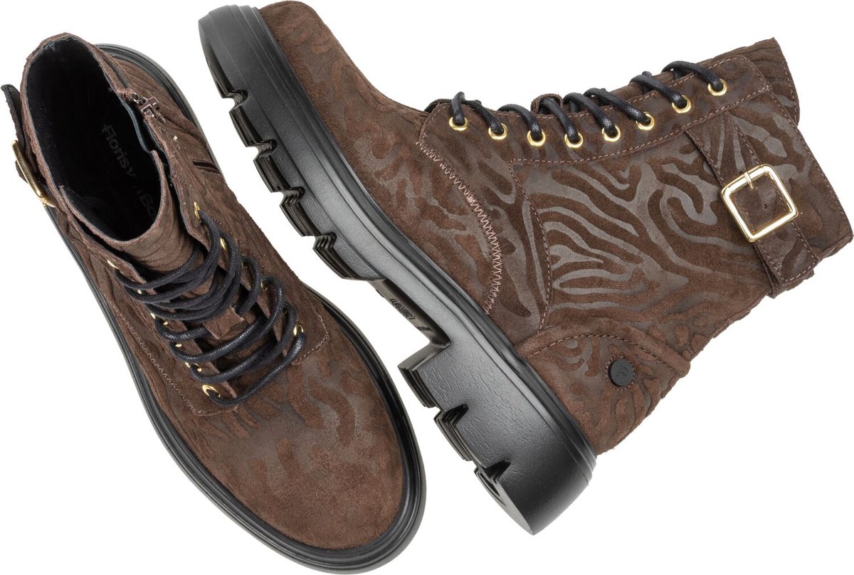 Floris Van Bommel Sfw-50089 Bayli Boots Dames - Bruin - Maat 42