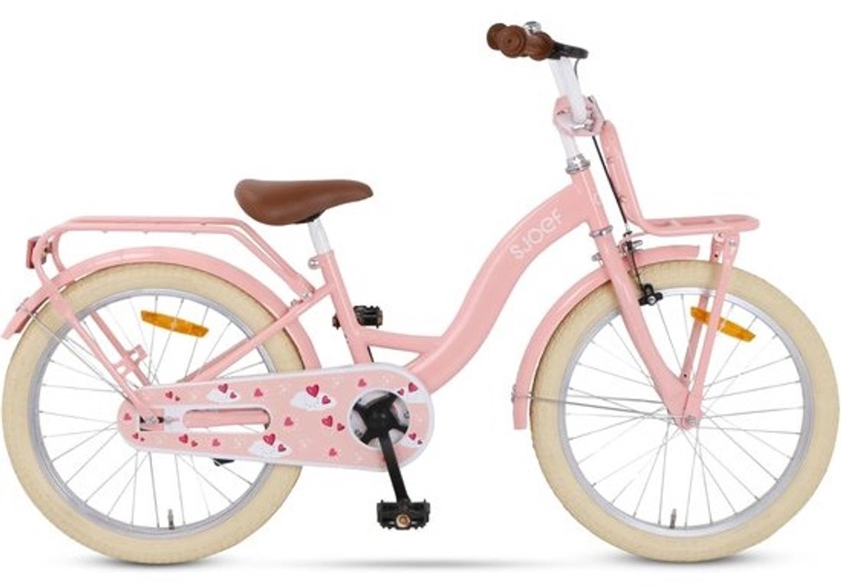 Classic Kinderfiets 12-20 inch voor Meisjes en Jongeren, Geschikt voor 2-8 Jaar
