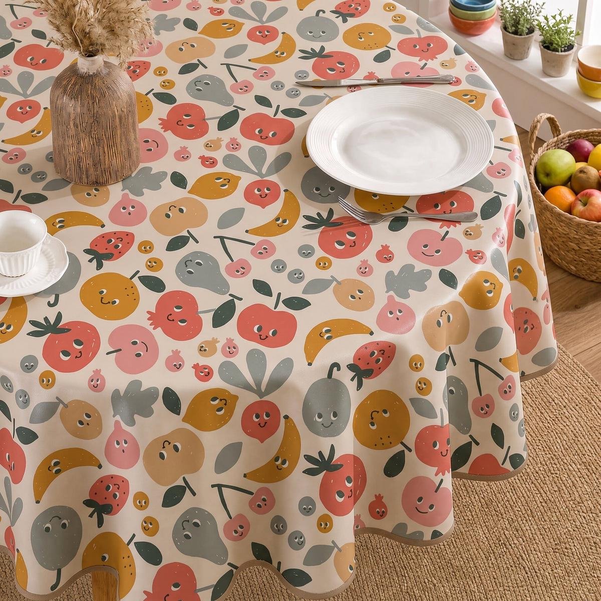 Rond Tafelzeil Shake It Sunflower - 160cm